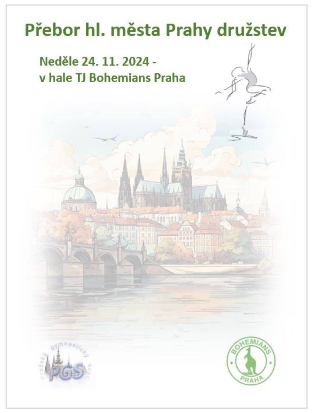 24. 11. - Přebor hl. města Prahy družstev u nás na Bohemce